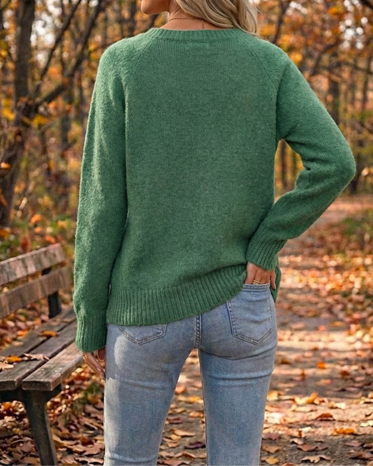 Soft Touch Plush Knit Crewneck Pullover