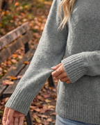 Soft Touch Plush Knit Crewneck Pullover