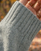 Soft Touch Plush Knit Crewneck Pullover