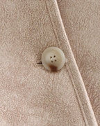 Luxe Faux Suede Sherpa-Lined Aviator Jacket