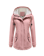 Nordic Fleece-Lined Water-Resistant Winter Jacket