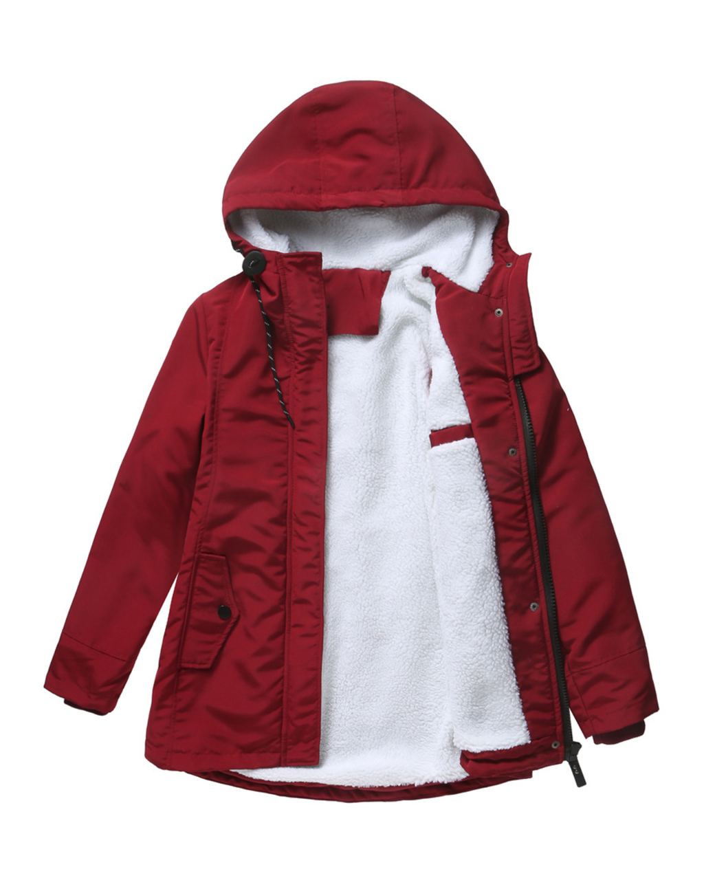 Nordic Fleece-Lined Water-Resistant Winter Jacket