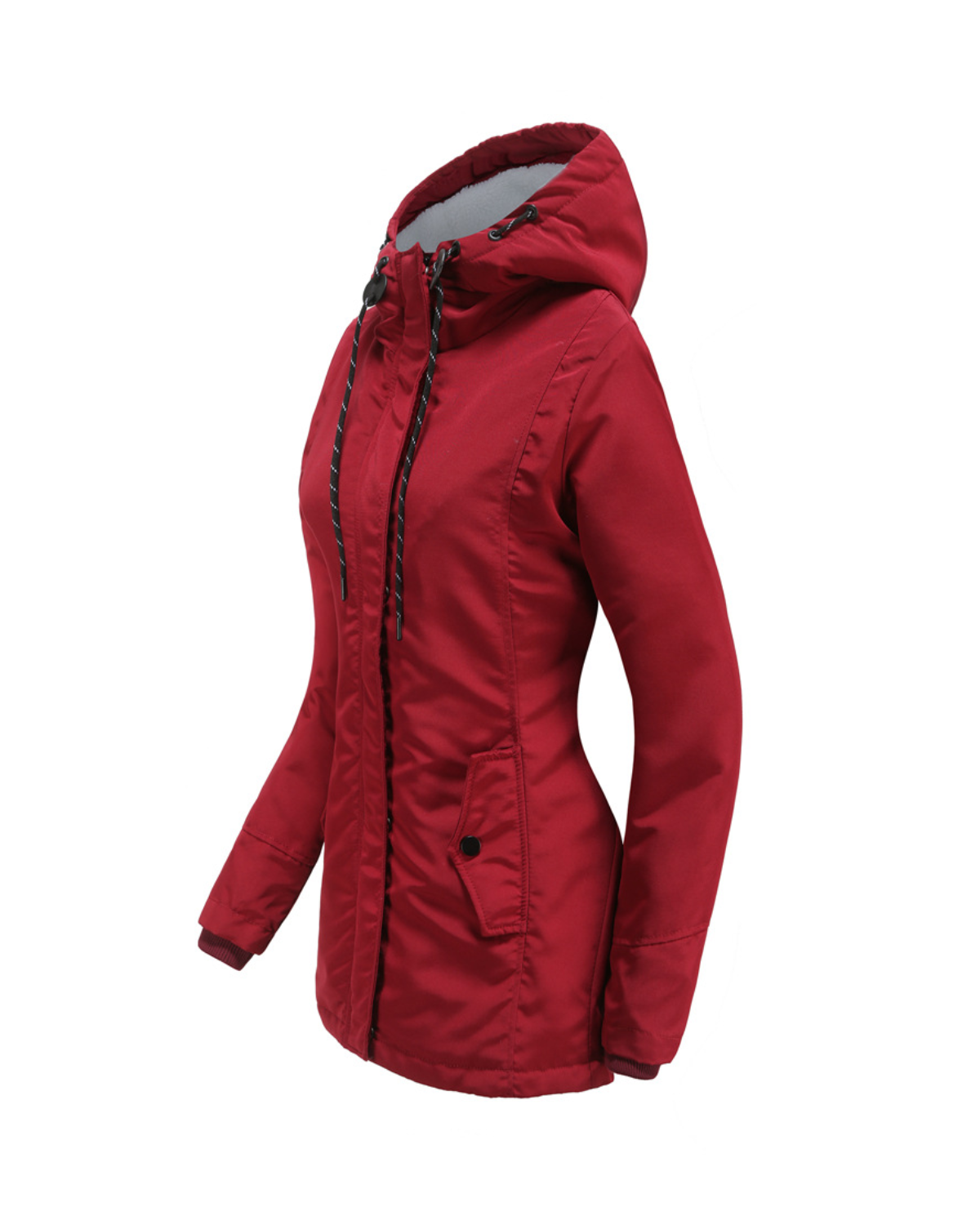 Nordic Fleece-Lined Water-Resistant Winter Jacket