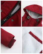 Nordic Fleece-Lined Water-Resistant Winter Jacket