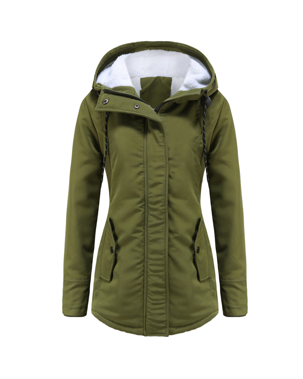 Nordic Fleece-Lined Water-Resistant Winter Jacket