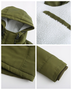 Nordic Fleece-Lined Water-Resistant Winter Jacket
