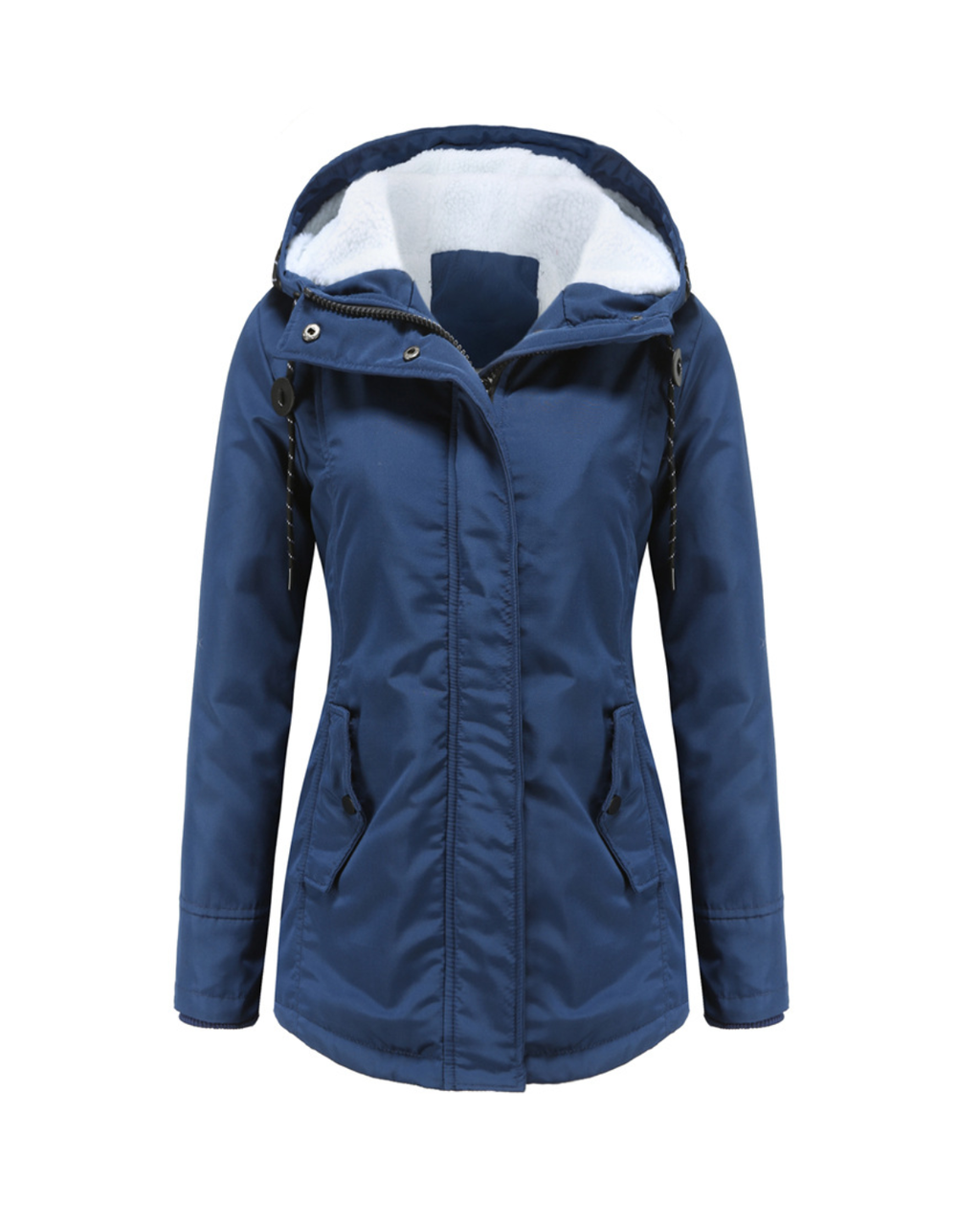 Nordic Fleece-Lined Water-Resistant Winter Jacket