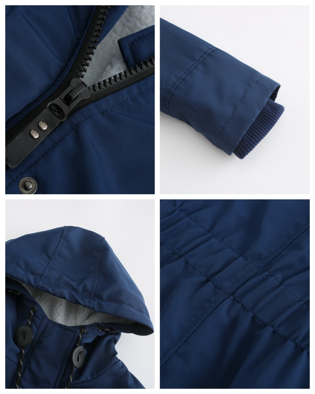 Nordic Fleece-Lined Water-Resistant Winter Jacket