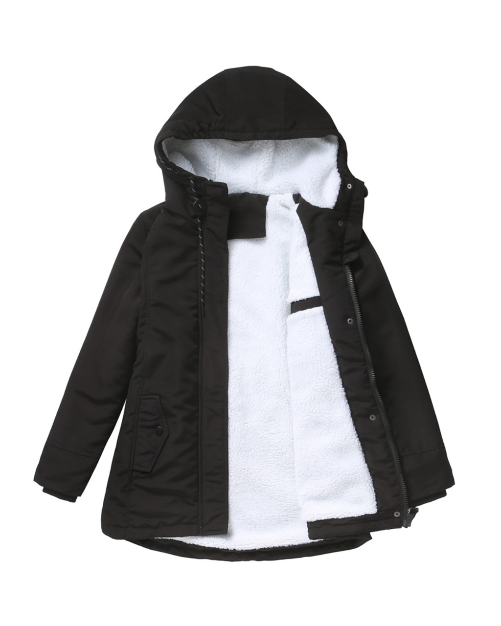 Nordic Fleece-Lined Water-Resistant Winter Jacket