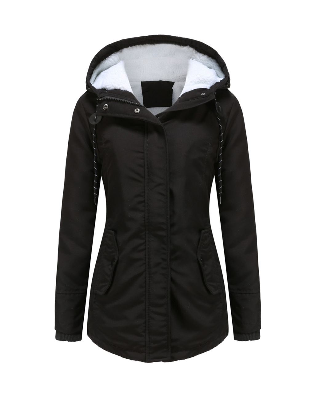 Nordic Fleece-Lined Water-Resistant Winter Jacket