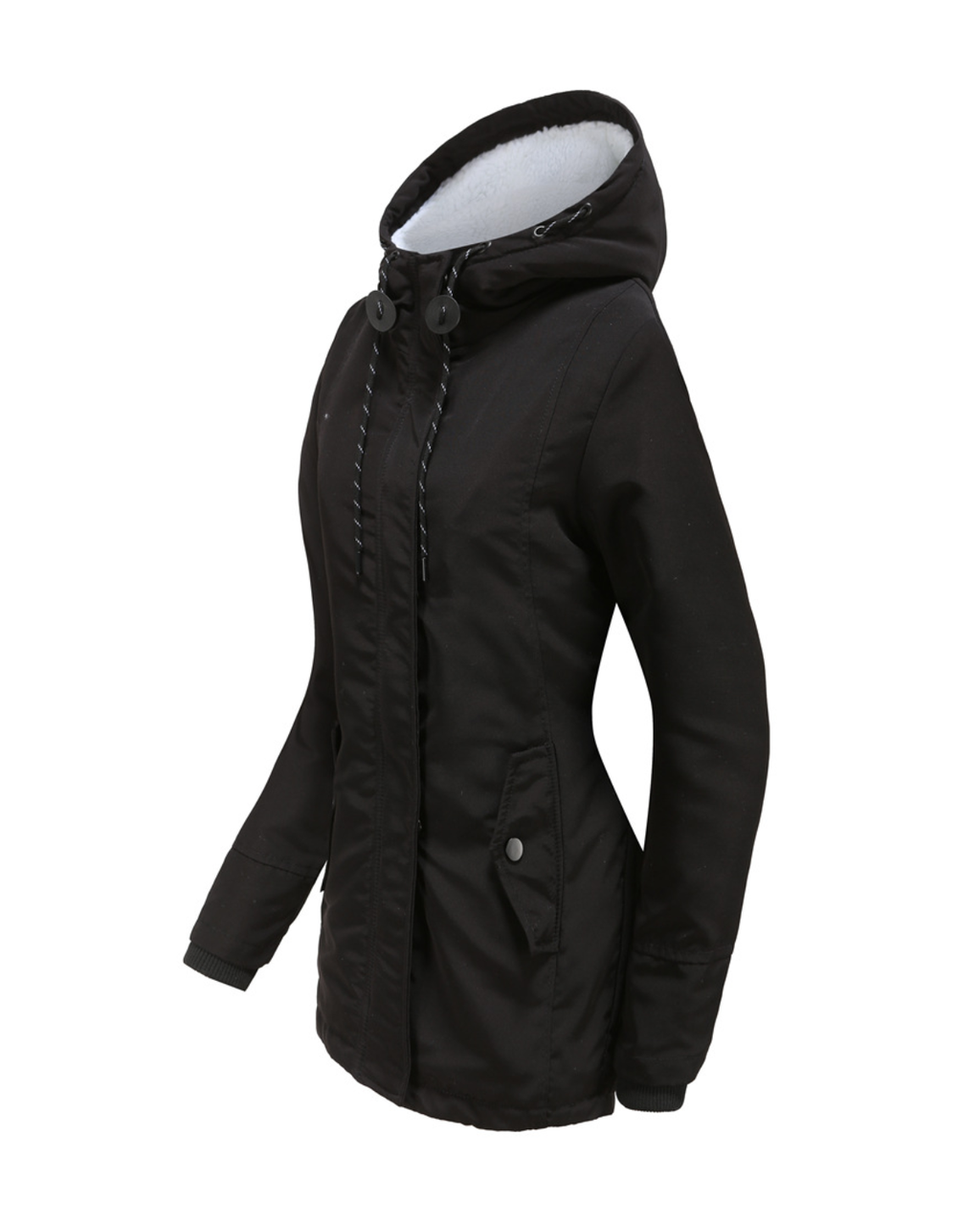 Nordic Fleece-Lined Water-Resistant Winter Jacket